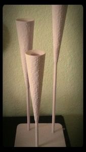 Pink 3 pillars statue